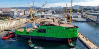Bibby Marine has launched its pioneering electric commissioning service operation vessel (eCSOV), Staffordshire, at Armon Shipyard in Vigo, Spain, marking a key milestone in the development of electric vessels for offshore wind operations.
