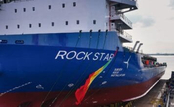 CSL OWL SRI, a partnership between The CSL Group and Offshore Wind Logistics, has launched MV Rock Star, the first of two purpose-built subsea rock installation vessels developed to support the growing offshore renewable energy sector.