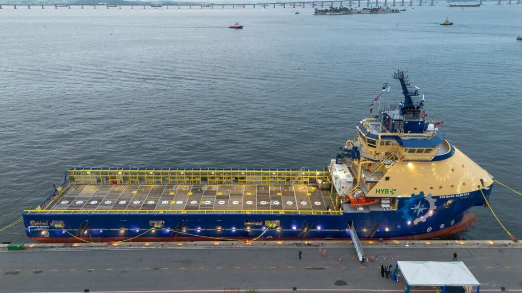 Starnav Elektra, the first hybrid platform supply vessel (PSV) designed and built in Brazil, has been delivered to ABS class, marking a milestone for the country’s offshore support vessel sector.