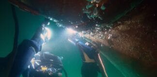 Belgium-based underwater ship repair specialist Hydrex has completed an underwater stern tube seal replacement on a 180-metre container ship in Algeciras, allowing the vessel to remain afloat and avoid a costly drydock visit.