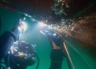 Belgium-based underwater ship repair specialist Hydrex has completed an underwater stern tube seal replacement on a 180-metre container ship in Algeciras, allowing the vessel to remain afloat and avoid a costly drydock visit.