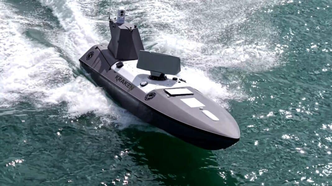 Kraken Technology Group and defence prime Saab UK have developed and successfully tested a prototype autonomous ‘drone seeker’ vessel designed to detect and track airborne threats in maritime environments.