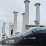LD Armateurs (LDA) and Norsepower have completed the installation of six Norsepower Rotor Sails™ aboard Spirit of Toulouse, the lead vessel in a new fleet of three low-emission roll-on/roll-off (RoRo) ships being built to support Airbus transport operations.