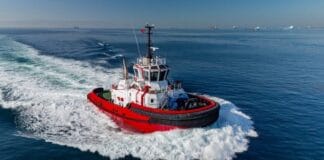 SANMAR Shipyards has delivered a new escort tug to Greek joint venture SVS, comprising Vernicos Scafi, Spanopoulos and Lyboussakis. The vessel will operate at the Port of Piraeus, supporting ship-handling and escort operations as part of SANMAR’s ongoing relationship with Med Tugs.