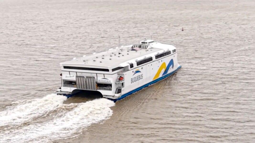 The world’s largest battery-electric ship has officially entered commercial passenger service, marking a major milestone for maritime electrification and zero-emission vessel operations. Built by Incat Tasmania for long-standing customer Buquebus, the 130-metre China Zorrilla has completed its maiden commercial voyage between Buenos Aires, Argentina, and Colonia, Uruguay, across the River Plate.