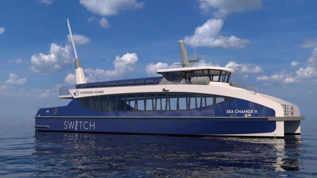 SWITCH Maritime has secured a Design Basis Agreement (DBA) from the United States Coast Guard (USCG) for its SWITCH-150 hydrogen fuel cell-electric ferry, marking a key milestone in the development of the 150-passenger vessel. Designed by naval architecture firm Incat Crowther, the SWITCH-150 combines hydrogen fuel cell-electric propulsion with onboard hydrogen storage to support high-frequency ferry operations without compromising service schedules or requiring shoreside charging infrastructure.
